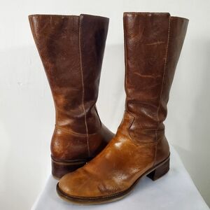 Rockport Leather Boots Women's 9 1/2 W Made In Brazil